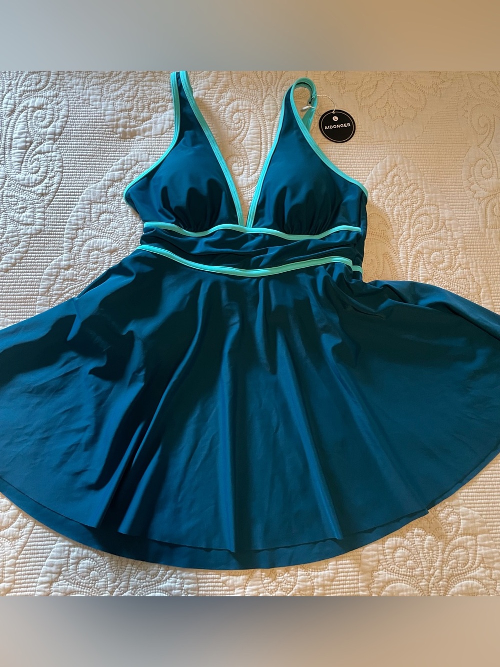Teal Swim Dress